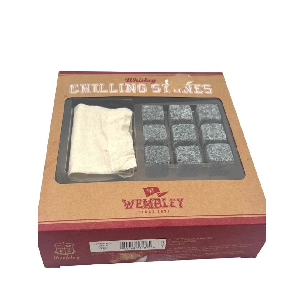 Wembley, Whiskey chilling stones, 9pc.